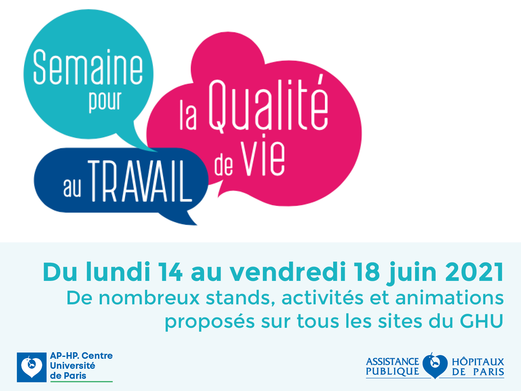 Visuel Semaine QVT pour Linscription | Hôpital Corentin-Celton